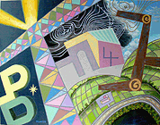 Painting by Norman Riley